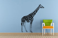 Load image into Gallery viewer, Long Neck Animal Giraffe Safari Savannah Africa Jungle Wall Decal Vinyl Sticker Mural Room Decor L1539
