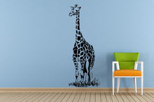Load image into Gallery viewer, Long Neck Animal Giraffe Safari Savannah Africa Jungle Wall Decal Vinyl Sticker Mural Room Decor L1540