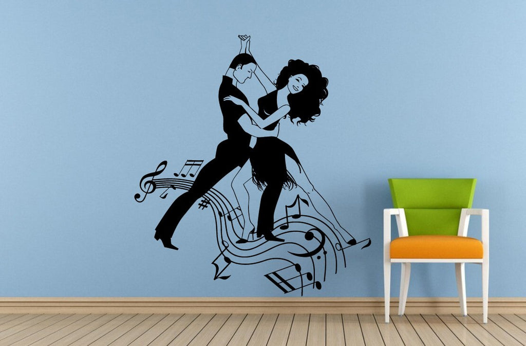Ballerina Ballet Dancer Dance Dancing Studio Tango Salsa Break Boy Girl Wall Or Car Vinyl Peal And Stick Removable Sticker Decal L1556