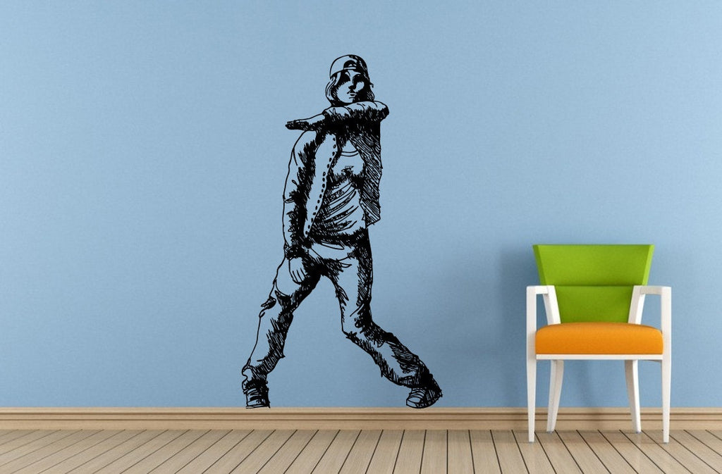 Ballerina Ballet Dancer Dance Dancing Studio Tango Salsa Break Boy Girl Wall Or Car Vinyl Peal And Stick Removable Sticker Decal L1561
