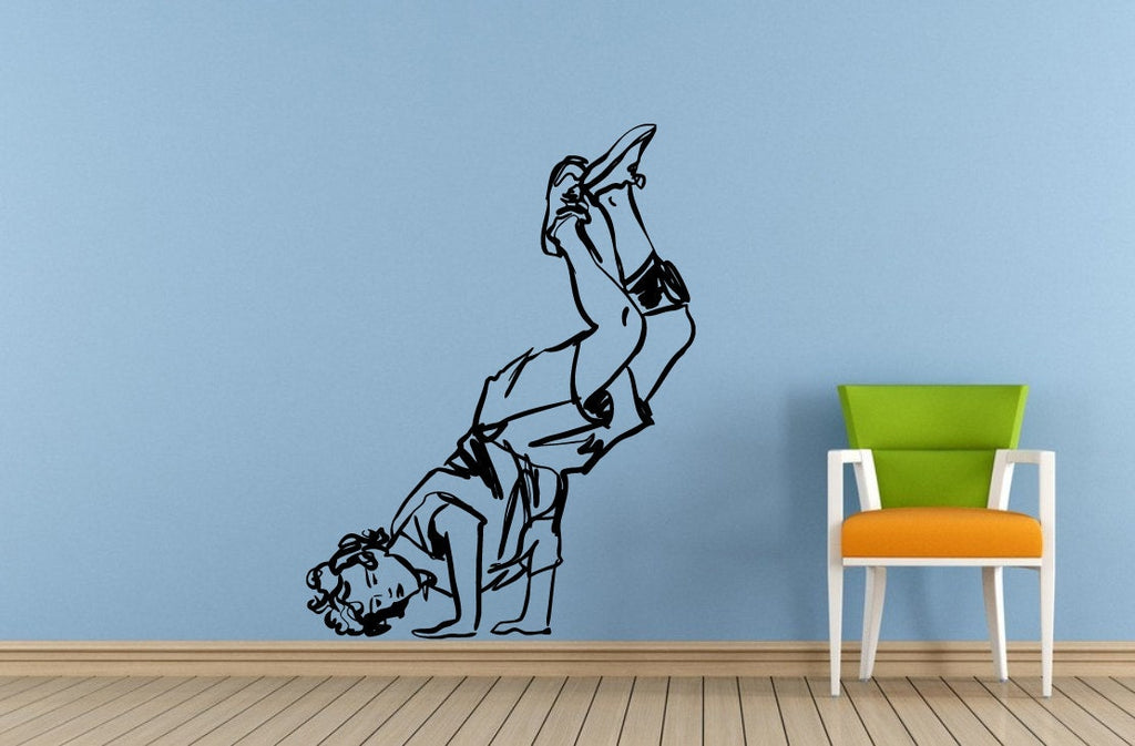 Ballerina Ballet Dancer Dance Dancing Studio Tango Salsa Break Boy Girl Wall Or Car Vinyl Peal And Stick Removable Sticker Decal L1563