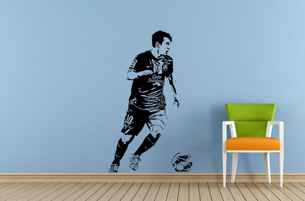 Soccer Player Famous European Football Custom Text Name Outdoor Sports Games Wall Or Car Vinyl Peal And Stick Removable Sticker Decal L1586