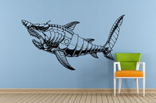Load image into Gallery viewer, Iron Metal Shark Fish Submarine Navy Boat Old Ship Yat Liner Ocean Sea Lake River Transport Wall Decal Vinyl Sticker Mural Room Decor L1705