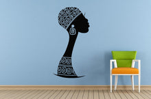 Load image into Gallery viewer, Woman Afro Girl African Tribe Ancient Tribal Pattern Wall Room Vinyl Mural Art Decor Decal Sticker L1668