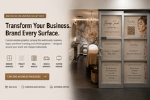 Load image into Gallery viewer, Custom Perforated Window Film | Business Storefront Window Graphic