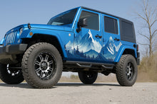 Load image into Gallery viewer, Blue Mountain Landscape Car Wrap for Jeep Wrangler | Outdoor Adventure Vinyl Wrap | Scenic Off-Road 4x4 Wrap Design | Gloss or Matte Finish Vinyl Film nv008