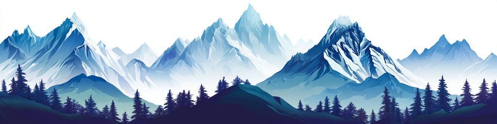 Blue Mountain Landscape Car Wrap for Jeep Wrangler | Outdoor Adventure Vinyl Wrap | Scenic Off-Road 4x4 Wrap Design | Gloss or Matte Finish Vinyl Film nv008