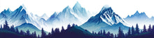 Load image into Gallery viewer, Blue Mountain Landscape Car Wrap for Jeep Wrangler | Outdoor Adventure Vinyl Wrap | Scenic Off-Road 4x4 Wrap Design | Gloss or Matte Finish Vinyl Film nv008