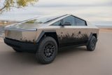 Mud Splash Cybertruck Wrap | Off-Road Utility Vinyl Wrap | Matte Black Dirt Pattern Design | Custom Tesla Cybertruck Wrap Film for Outdoor Adventure nv009