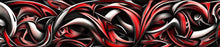 Load image into Gallery viewer, Red Metallic Abstract Car Wrap – Tesla Cybertruck Full-Body Vinyl Wrap | Luxury Vehicle Graphics | Custom 3D Chrome-Effect Wrap by Stickalz nv013