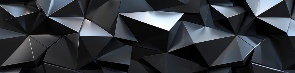 Matte Black Geometric Cybertruck Wrap – Futuristic Polygon Vinyl Design | Full Body Vehicle Wrap for Tesla by Stickalz nv028