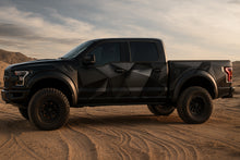 Load image into Gallery viewer, Matte Black Geometric Truck Wrap – Stealth Polygon Vinyl Design | Full Body Vehicle Wrap for Lifted Trucks &amp; Off-Road Builds by Stickalz nv029
