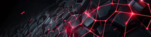 Load image into Gallery viewer, Black and Red Neon Grid Car Wrap – Futuristic Sci-Fi Vinyl Design | Full Side Vehicle Wrap for Sports and Luxury Cars by Stickalz nv030