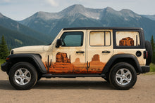 Load image into Gallery viewer, Desert Canyon Jeep Wrap – Southwest Landscape Vinyl Design | Full Side Adventure Vehicle Wrap for Jeep &amp; Off-Road Trucks by Stickalz nv034