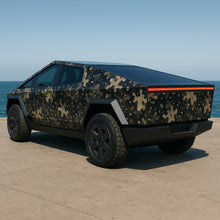 Load image into Gallery viewer, Desert Camo Cybertruck Wrap – Matte Sand &amp; Tactical Camouflage Vinyl | Military-Inspired Full Vehicle Wrap for Tesla Cybertruck &amp; Off-Road Builds by Stickalz nv042