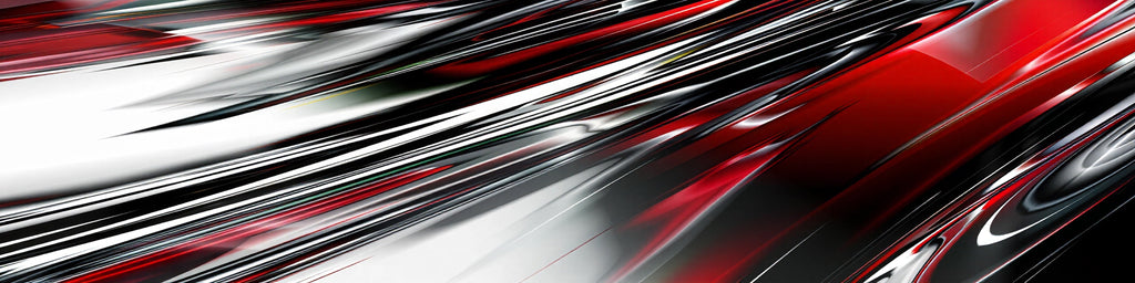Off-Road Velocity Truck Wrap – Red, Silver & Black Racing Stripe Design | Premium Matte Vinyl Wrap for Pickup Trucks, 4x4s & Off-Road Builds by Stickalz nv050