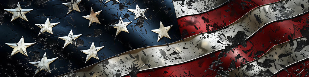 Patriotic Freedom Truck Wrap – Distressed American Flag Vinyl Design | Premium Matte Vehicle Wrap for Lifted Trucks, Off-Road 4x4s & Diesel Builds by Stickalz nv054