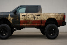 Load image into Gallery viewer, Texas Pride Truck Wrap – Distressed Lone Star Flag Vinyl Design | Matte Off-Road Vehicle Wrap for Lifted Trucks, 4x4s &amp; Southern Builds by Stickalz nv055