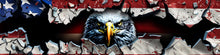Load image into Gallery viewer, American Eagle Jeep Wrap – Patriotic USA Flag Vinyl Design | 3D Bald Eagle Off-Road Wrap for Jeep Wrangler, 4x4, and Adventure Vehicles by Stickalz nv056
