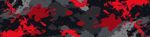 Load image into Gallery viewer, Red and Black Brush Stroke Car Wrap – Abstract Racing Vinyl Graphic Kit | Aggressive Full-Body Street Style Vehicle Wrap by Stickalz nv065
