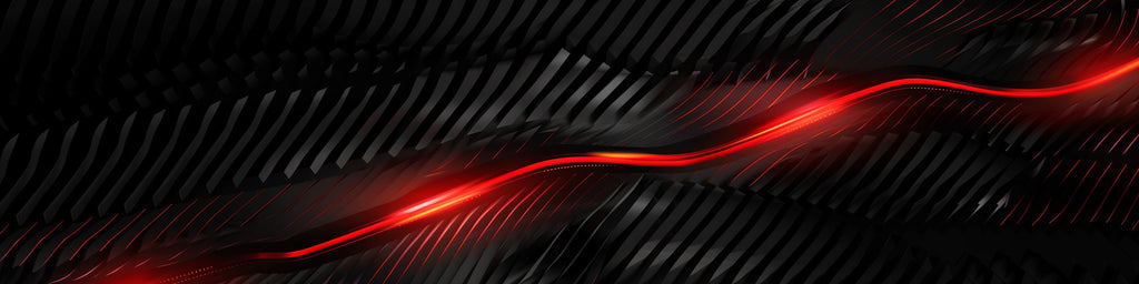 Black and Red Neon Flow Car Wrap – Futuristic Glow Line Vinyl Graphic | Matte Cyber-Inspired Full-Body Vehicle Wrap for Sports Cars by Stickalz nv070