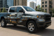 Load image into Gallery viewer, Spaceship Fusion Truck Wrap – Futuristic Metallic Vinyl Graphic | Sci-Fi Ship-Inspired Full-Body Wrap for Pickup and Off-Road Trucks by Stickalz nv079