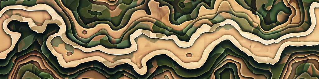 Forest Terrain Topographic Wrap – 3D Green & Sand Vinyl Graphic | Nature-Inspired Adventure Wrap for Jeep, Bronco & Off-Road Vehicles by Stickalz nv086