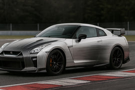 Brushed Titanium Metal Wrap – Silver Textured Vinyl for Sports Cars | Modern Industrial Brushed Finish Automotive Wrap | Premium Vinyl by Stickalz nv088