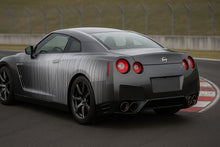 Load image into Gallery viewer, Brushed Titanium Metal Wrap – Silver Textured Vinyl for Sports Cars | Modern Industrial Brushed Finish Automotive Wrap | Premium Vinyl by Stickalz nv088