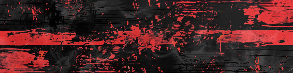 Red Distressed Street Wrap – Matte Black & Crimson Vinyl | Grunge Brush Texture Car Design | Custom Urban Performance Wrap by Stickalz nv099