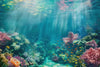 Underwater Ocean Wallpaper Mural – Coral Reef Fish Wall Decor for Kids Room, Nursery or Living Room – Modern Bold Accent Wall Removable