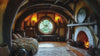 3D Hobbit House Nursery Mural – Cozy Woodland Kids Room Decor