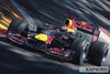 Formula 1 Racing Car 3D Wallpaper For Boys Bedroom | Sports Car Wall Mural | Formula 1 Racing Car Wallpaper | Modern Bold Stylish Wall Decor