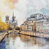 Paris Wall Mural Notre Dame Cathedral 3D Wallpaper – Elegant Parisian Wall Decor For Bedroom Or Living Room – Modern Stylish Home Gift Idea