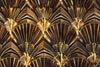 Luxury Gold Art Deco Wallpaper, 3D Geometric Wall Mural, Modern Glam Wall Decor, Stylish Bold Accent For Bedroom Living Room Office