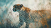 Elegant Cheetah Wall Mural – Modern Safari Wallpaper for Stylish Decor – Wildlife Accent Wall – Birthday or Holiday Gift for Home Lovers