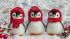 Winter Penguin Wall Mural – Baby Shower Gift – Christmas Nursery Wallpaper – Cute Holiday Baby Room Décor – Custom Peel & Stick Mural