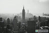 Empire State Building New York Skyline Wallpaper Mural – Black And White Cityscape Wall Art For Office Decor, Modern Bedroom Accent Wall