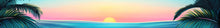 Load image into Gallery viewer, Tropical Sunset Boat Wrap – Palm Tree Ocean Horizon Vinyl | Vibrant Island Paradise Design for Yachts &amp; Boats | Premium Marine Wrap by Stickalz vb005