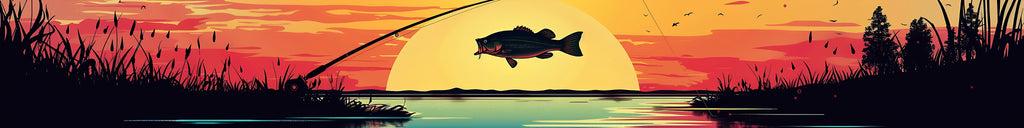 Sunset Bass Fishing Boat Wrap – Lake Scene Vinyl Wrap – Marine Grade Boat Decal – Custom Full Side Fishing Wrap – Bass And Sunset Water Design vb013