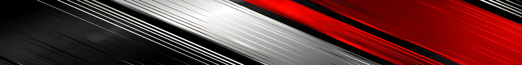 Red Velocity Boat Wrap – Modern Racing Stripe Vinyl Wrap – Marine Grade Boat Decal – Custom Full Side Wrap – Red Black Silver Speed Design vb031