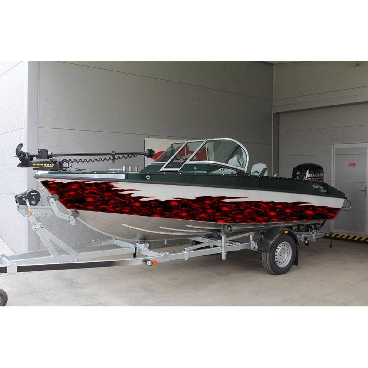 Scull Watercraft Graphics Full Color Racing Stripes, Full Color Cigar ...