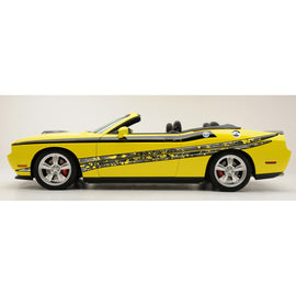 Yellow Tribal Car Wrap, Yellow Tribal Car Decal, 3D Tribal Car Sticker, 3D Yellow Tribal Car Graphics, 3D Tribal Racing Stripes Vinyl Decal