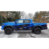 Blue Tribal Truck Wrap, Tribal Truck Graphics, Tribal Truck Side Full Color Vinyl Sticker, Tribal Truck Vinyl Side Graphics, Tribal Car Sticker