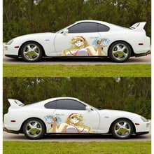 Load image into Gallery viewer, Sexy Anime Girl Car Wrap, Sticker, Anime Girls Stickers, Manga Theme Side Car Wrap