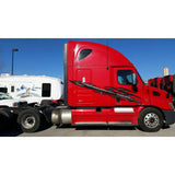 Carbon Fiber Tribal Semi Truck Sticker, Carbon Fiber Eighteen-wheeler Sticker