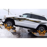 Tribal Racing Stripes For Trucks, Tribal Car Graphics, Tribal Car Decal, 3D Tribal Ripped Metal Car Vinyl Decal