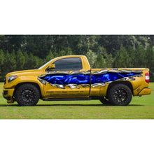 Load image into Gallery viewer, Tribal Dragons Racing Stripes, 3D Dragons Car Graphics, Draco Car Side Full Color Vinyl Sticker, Full Color Tribal Сreature