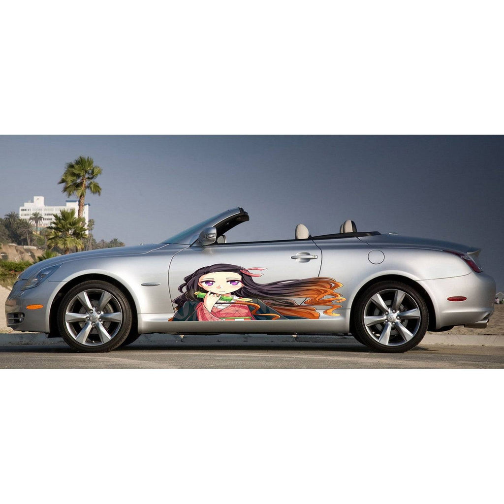 Sexy Anime Girl Vinyl Graphics, Sexy Anime Car Side Vinyl, Sexy Anime Car Decal, Sexy Anime Girl Sticker, Anime Girl Car Wrap