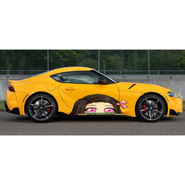 Anime Girl Vinyl Graphics, Anime Car Side Vinyl, Sexy Anime Car Decal, Sexy Anime Girl Sticker, Anime Girl Car Wrap